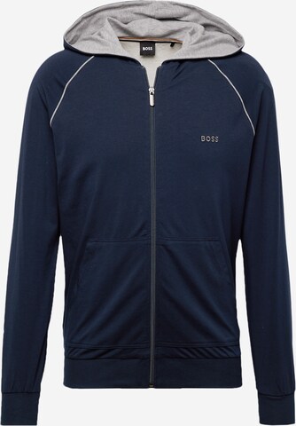 BOSS Sweatjacke 'Mix&Match' in Blau: predná strana