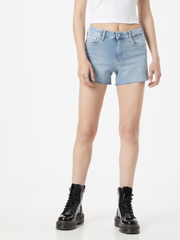 Calvin Klein Jeans Regular Shorts in Blau: predná strana