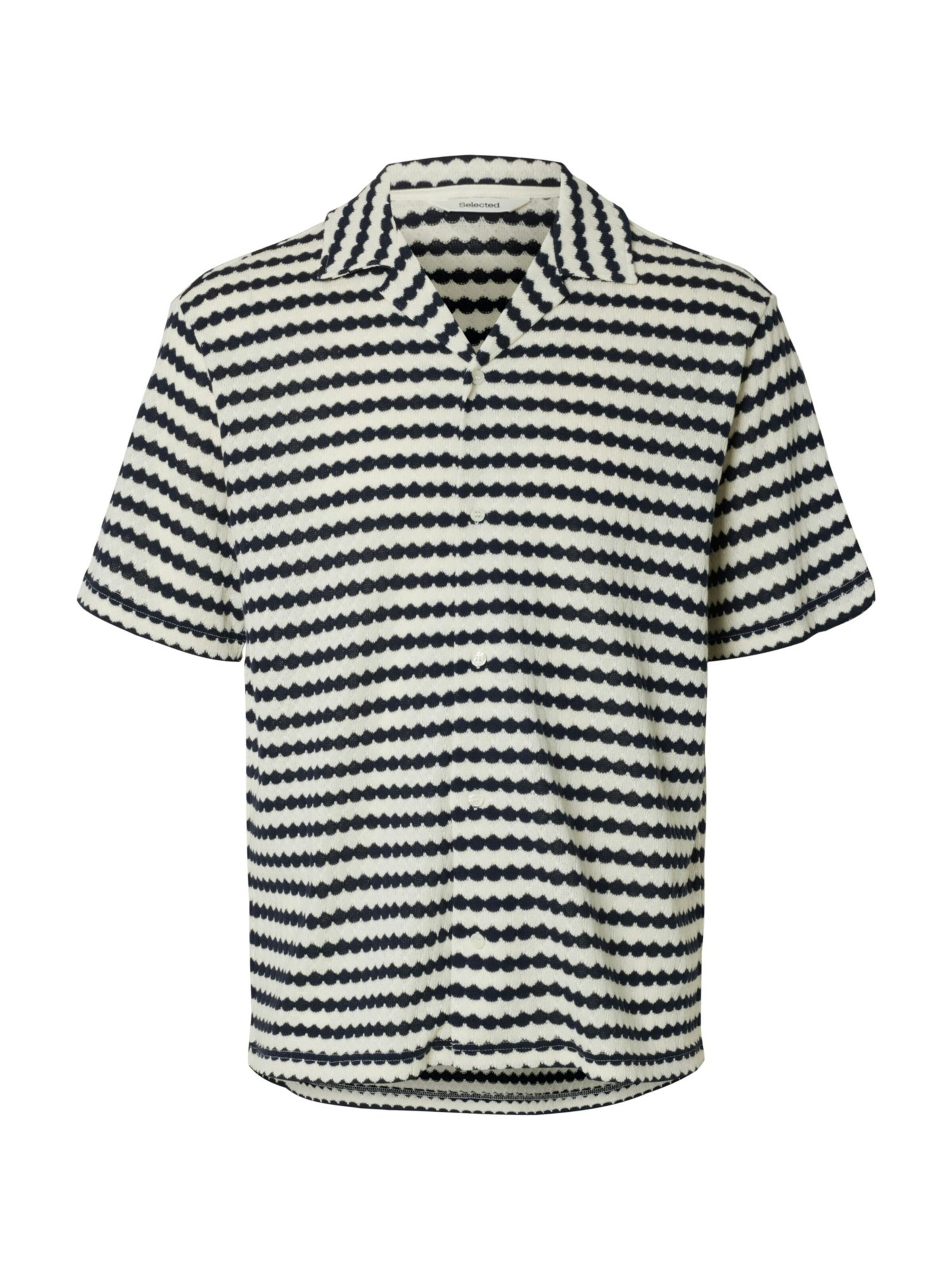SELECTED Regular fit Button Up Shirt 'SLHDylan' in White: front