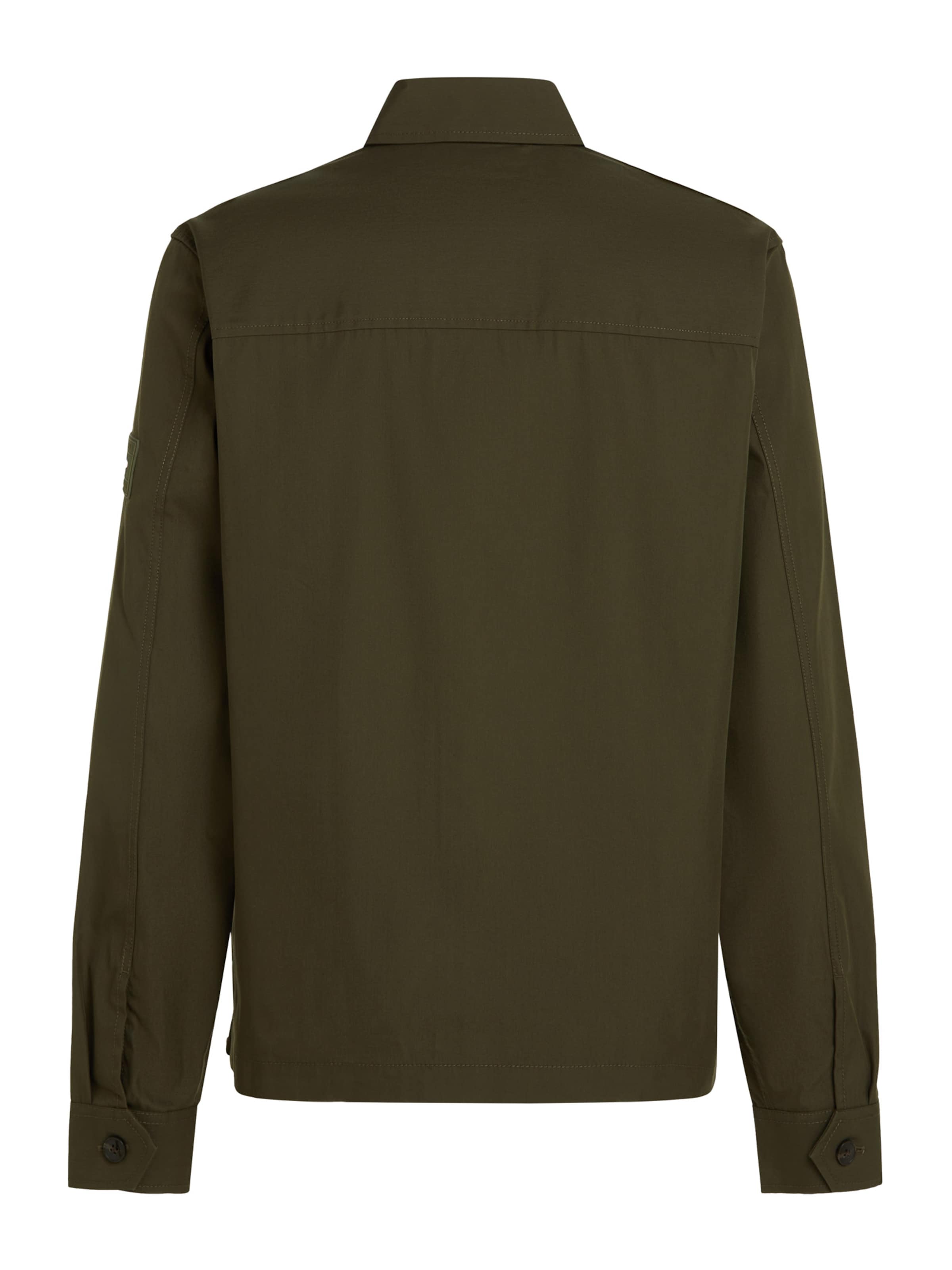 TOMMY HILFIGER Демисезонная куртка в Зеленый: сзади