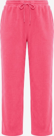 Ulla Popken Trousers in Pink: front