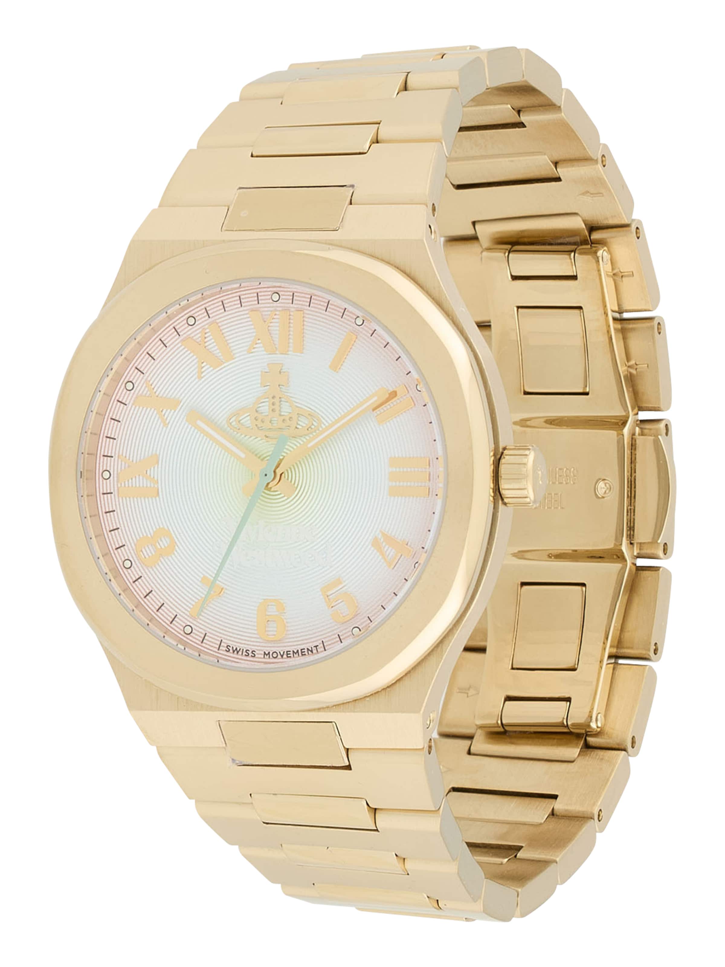 Vivienne Westwood Analogové hodinky – zlatá: přední strana