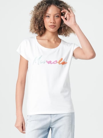 M.O.D MIRACLE OF DENIM Shirt in White: front