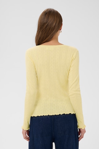 SAINT TROPEZ Sweater 'Gru' in Yellow
