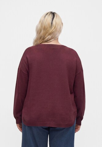 ONLY Carmakoma Pullover 'CARMARGARETA' in Rot