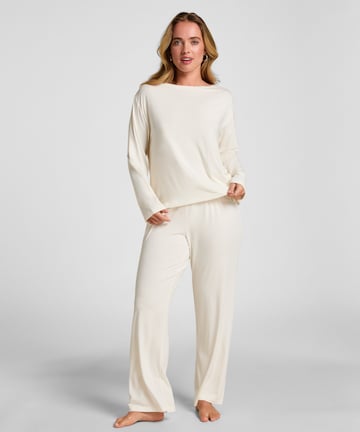 Hunkemöller Slaapshirt in Wit