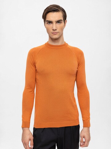 Antioch - Pullover em laranja: frente