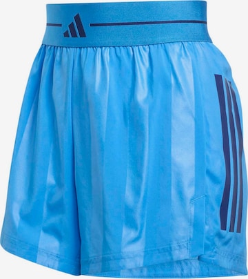 ADIDAS PERFORMANCELoosefit Sportske hlače 'Q2 HYG' - plava boja: prednji dio