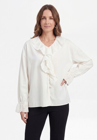 usha BLACK LABEL - Blusa en beige: frente