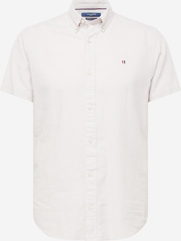 JACK & JONES Button Up Shirt 'SUMMER' in Beige: front