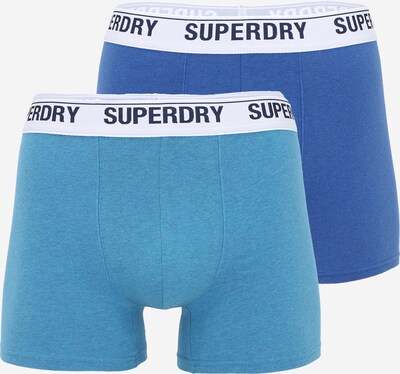Superdry Boxershorts in royalblau / himmelblau / schwarz / weiß, Produktansicht