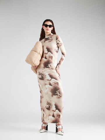 SOMETHINGNEW Kleid 'THEODORA' in Beige