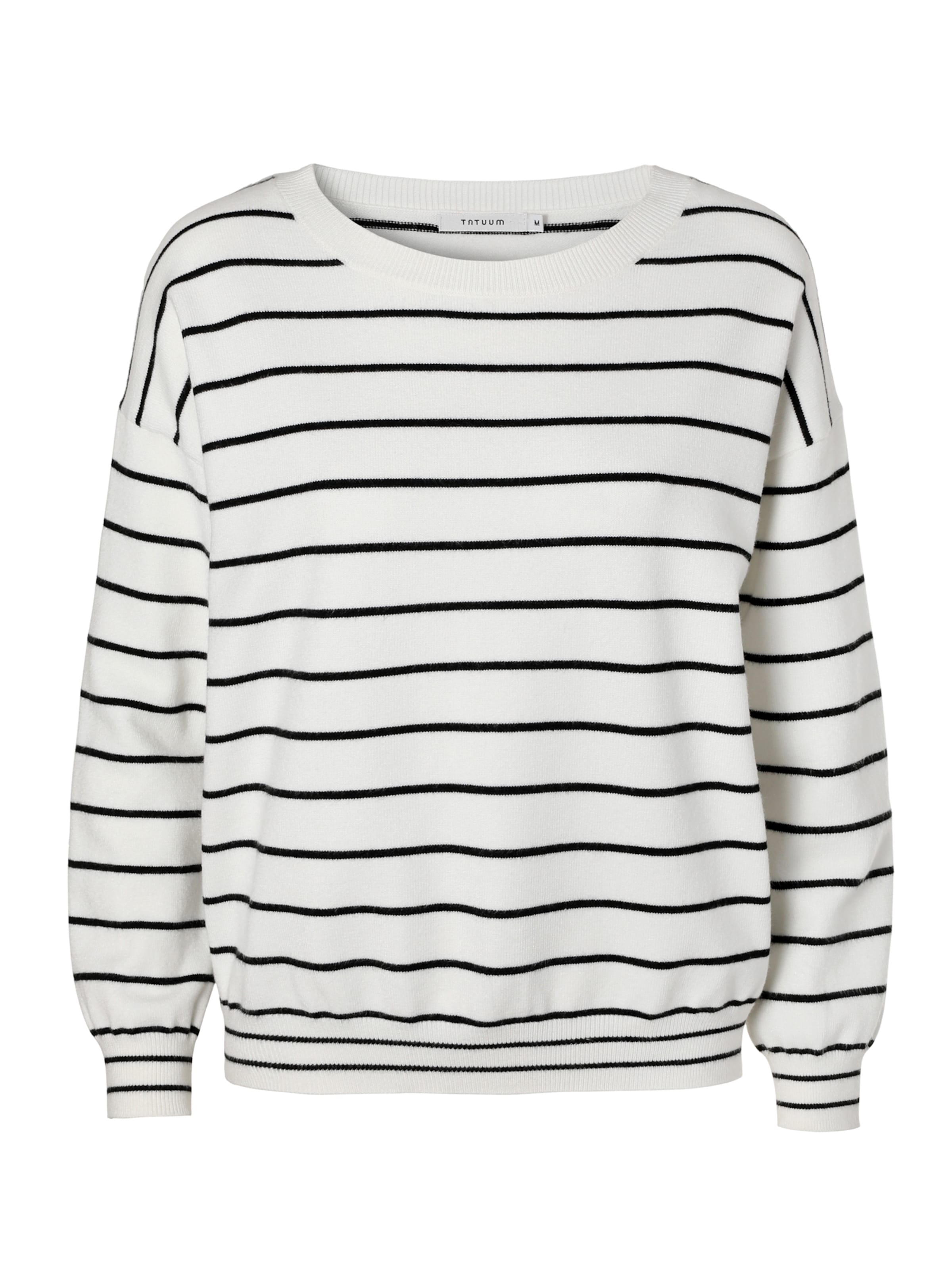 Pulover 'Asoko' de la TATUUM pe alb: față