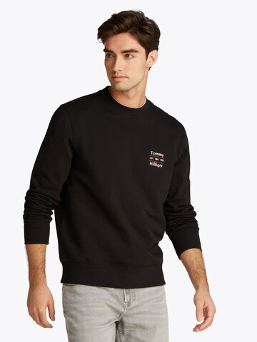 TOMMY HILFIGER Свитшот в Черный: спереди