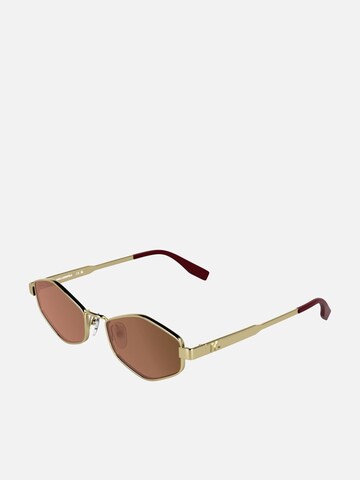Karl Lagerfeld Zonnebril in Goud: voorkant