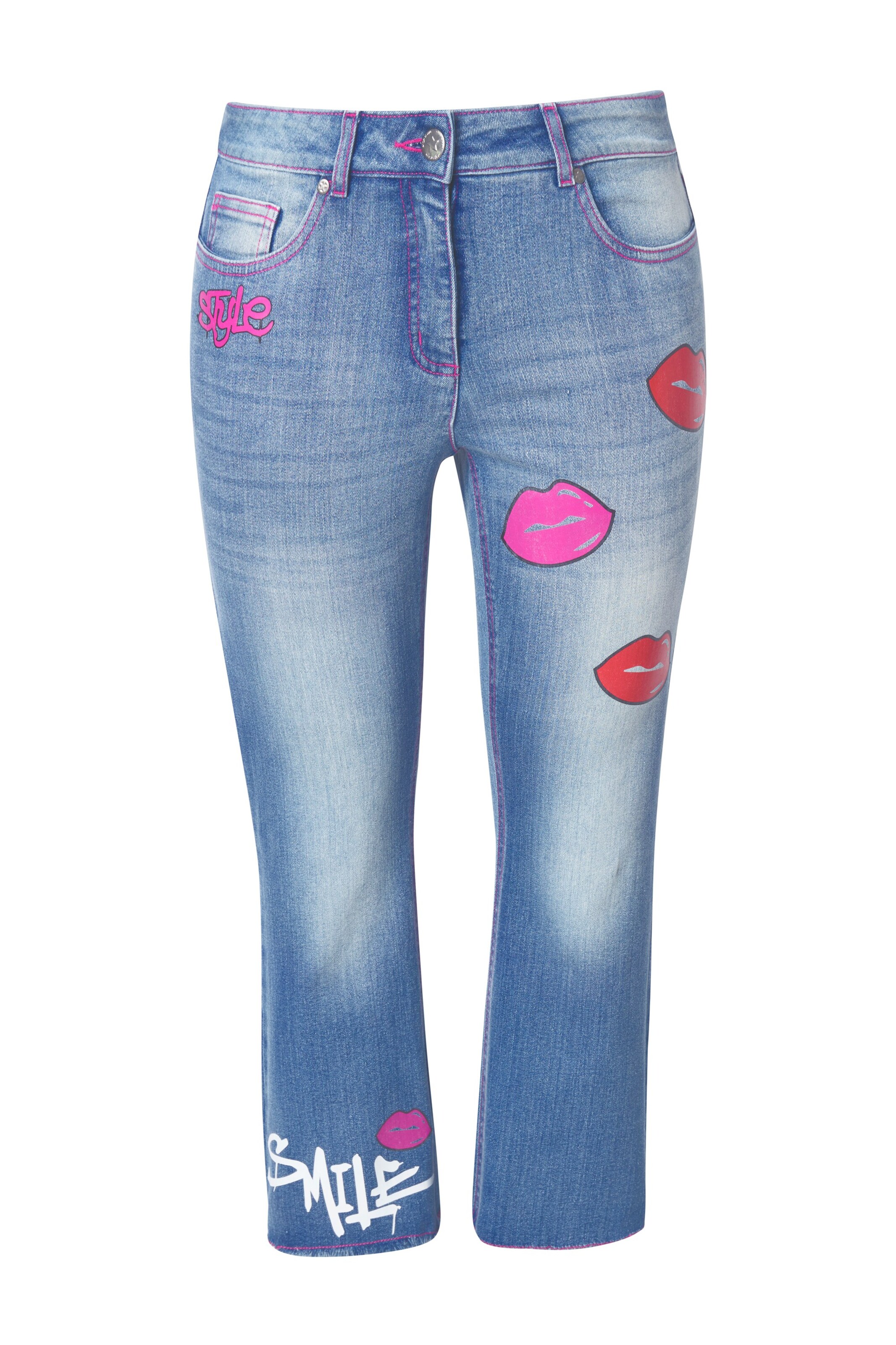 Angel of Style Skinny Jeans in Blauw: voorkant
