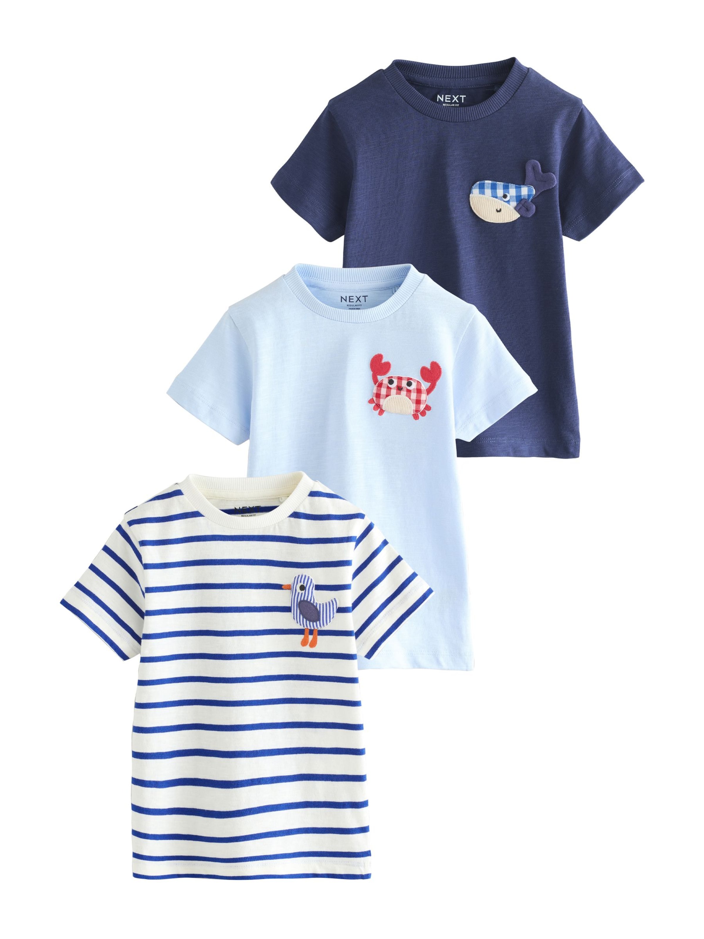 Next Tričko – modrá: přední strana