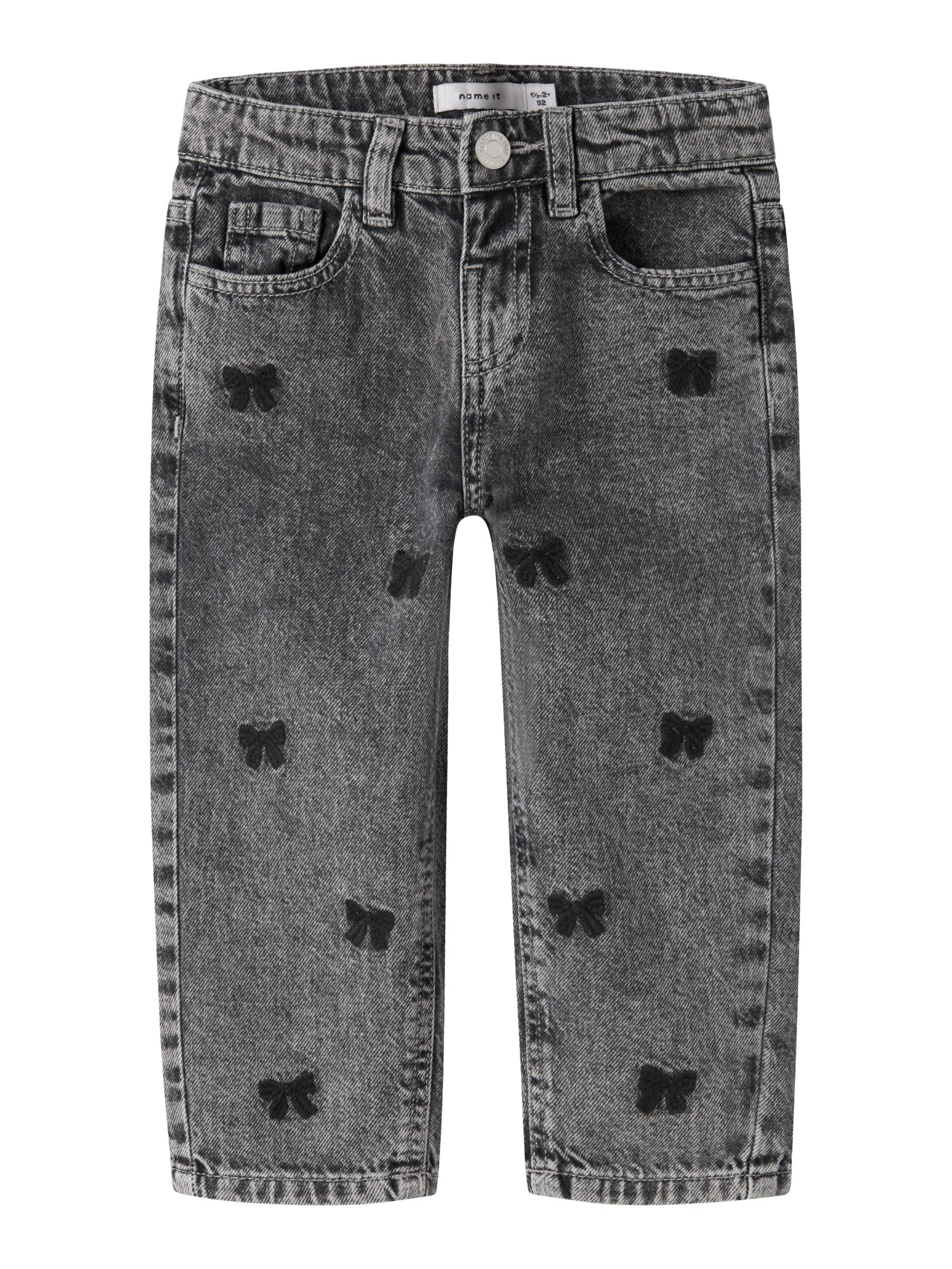 NAME IT Jeans 'NMFBella' in Grijs: voorkant