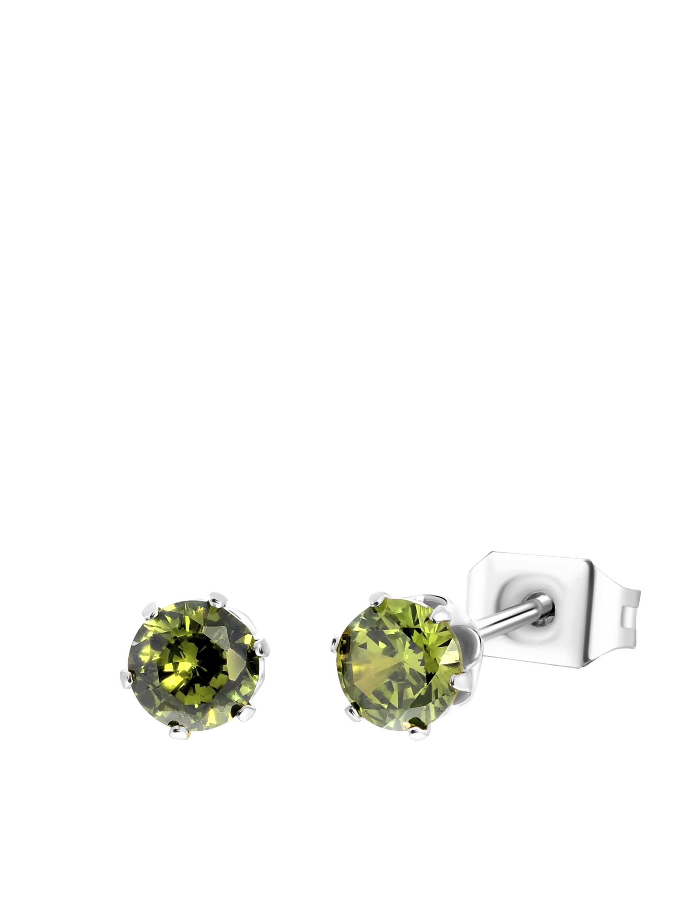 Lucardi Ohrringe in Silber: Vorderseite