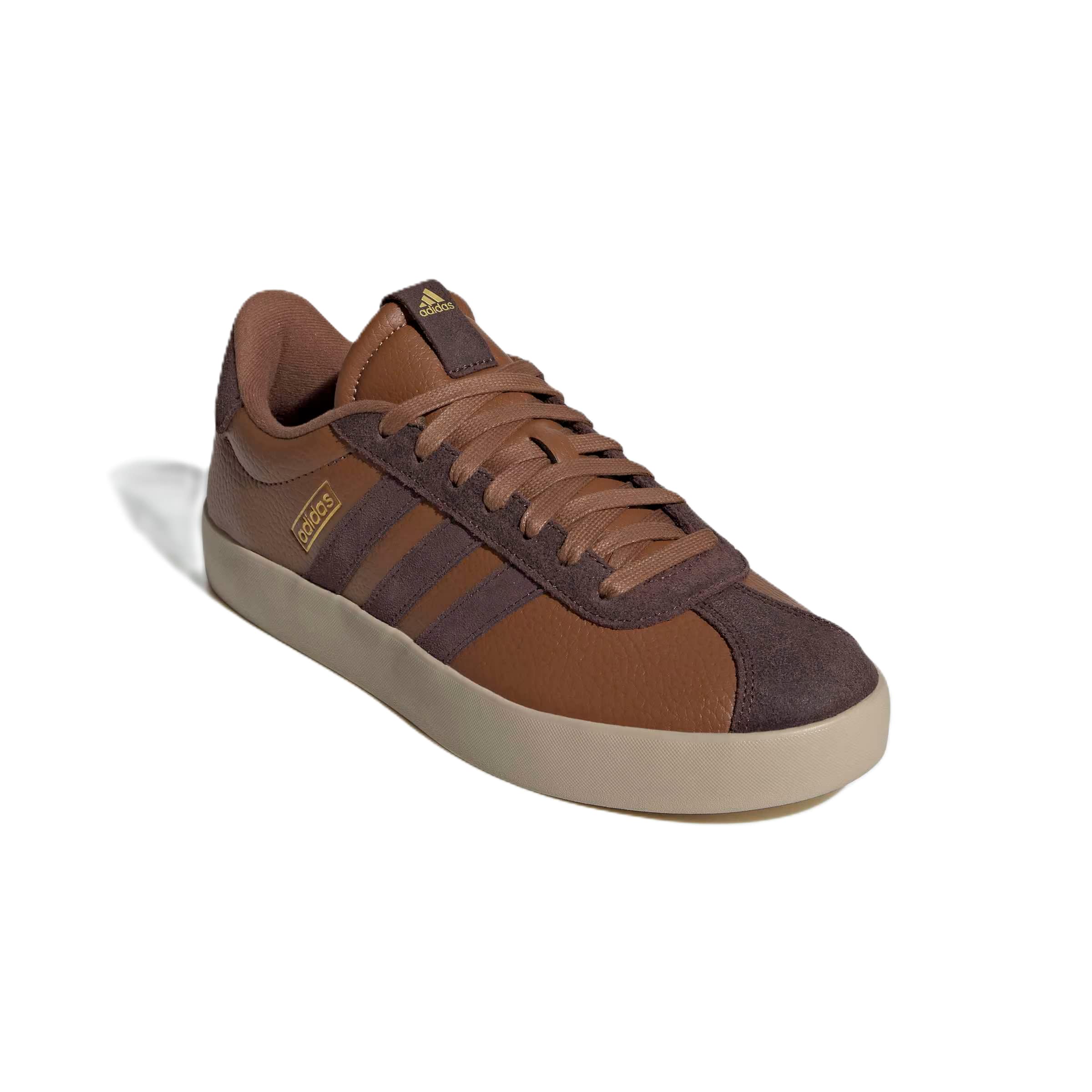 ADIDAS SPORTSWEAR - Sapatilhas baixas 'VL COURT 3.0' em castanho: frente