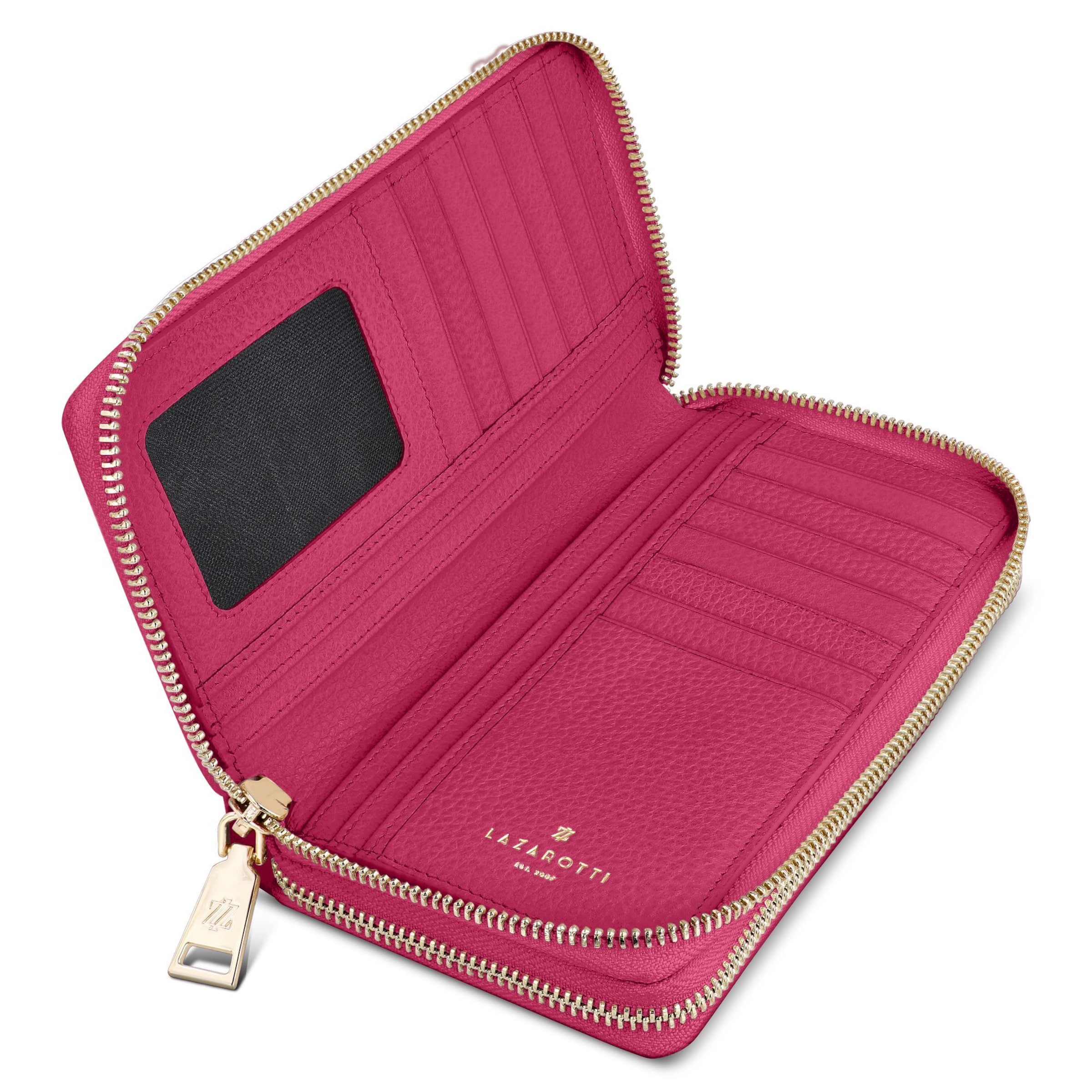 Lazarotti Wallet 'Bologna' in Pink
