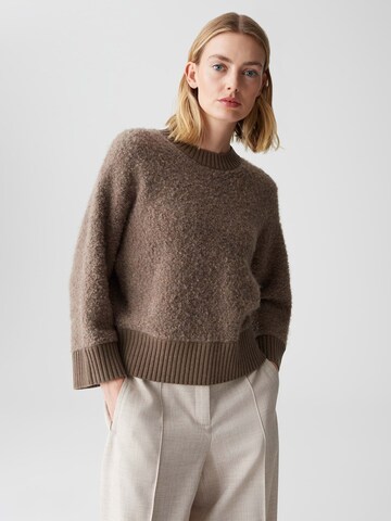 OPUS Sweater 'Pennan' in Brown: front