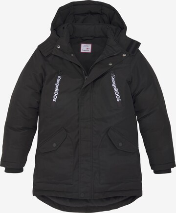 KangaROOS Athletic Jacket in Black: front