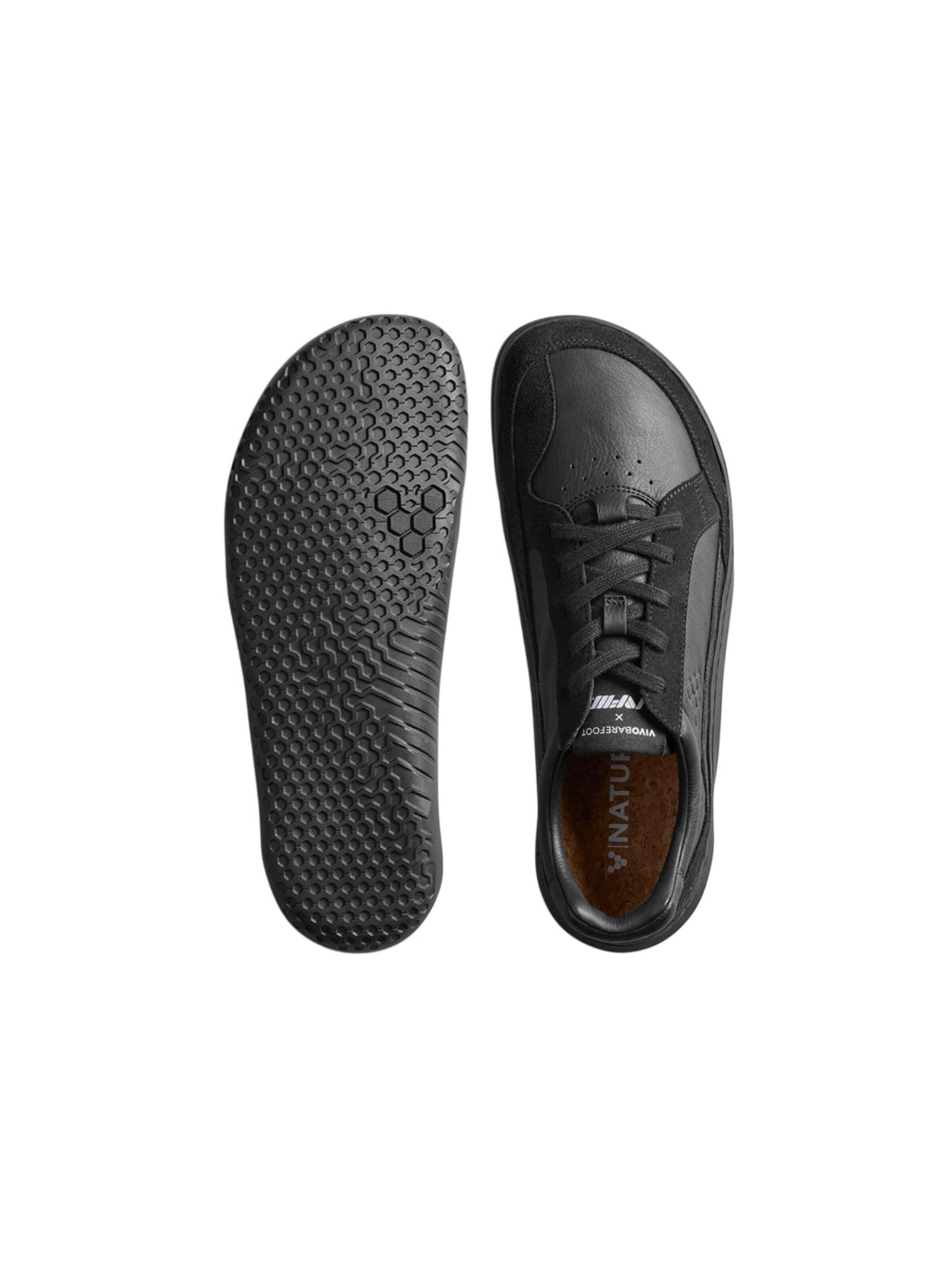 Vivo Barefoot Lage schoen 'GOBI II SNEAKER PREMIUM LEATHER' in Zwart