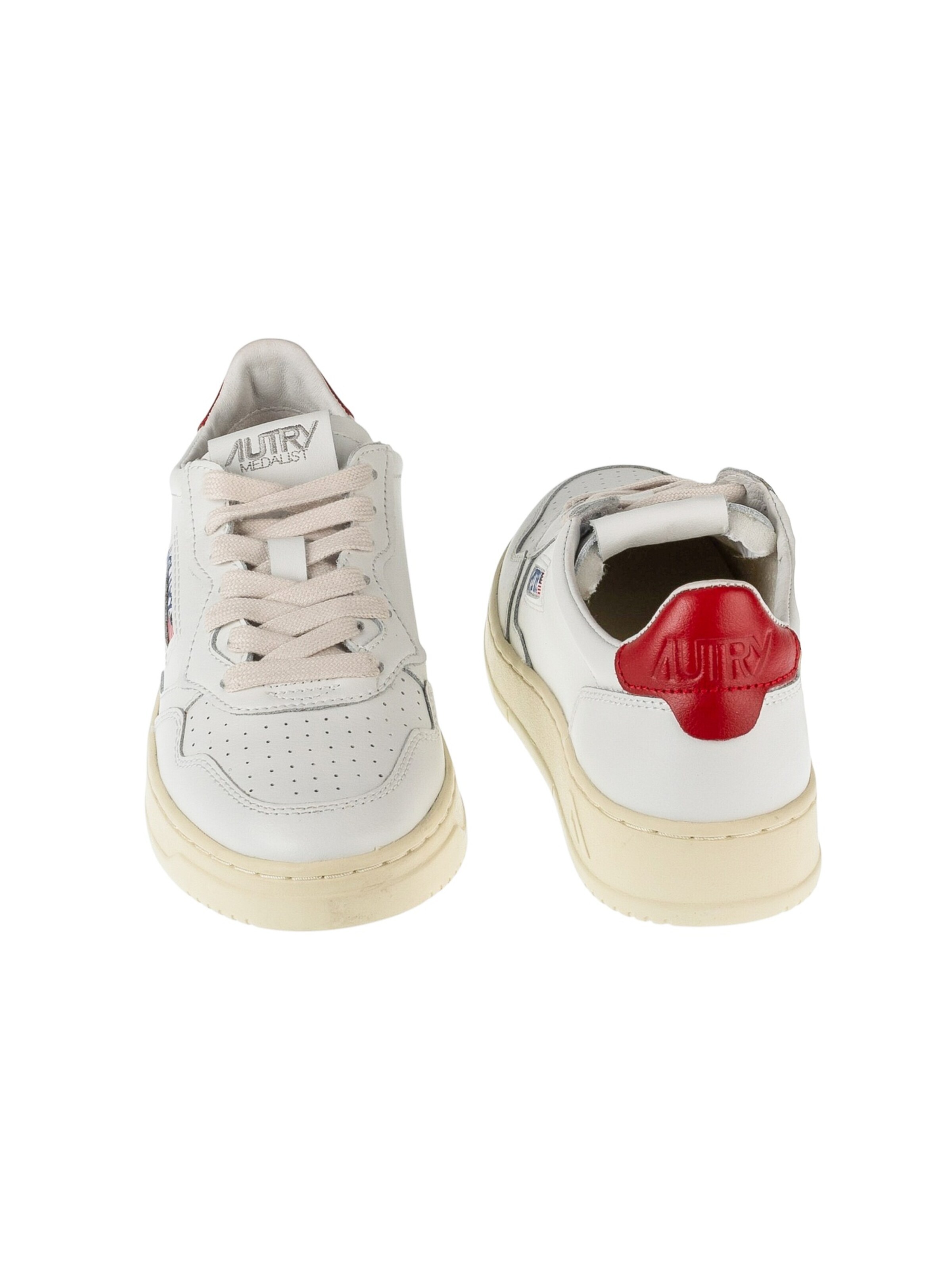 Autry Sneakers laag 'Autry Medalist Leather Low' in Wit