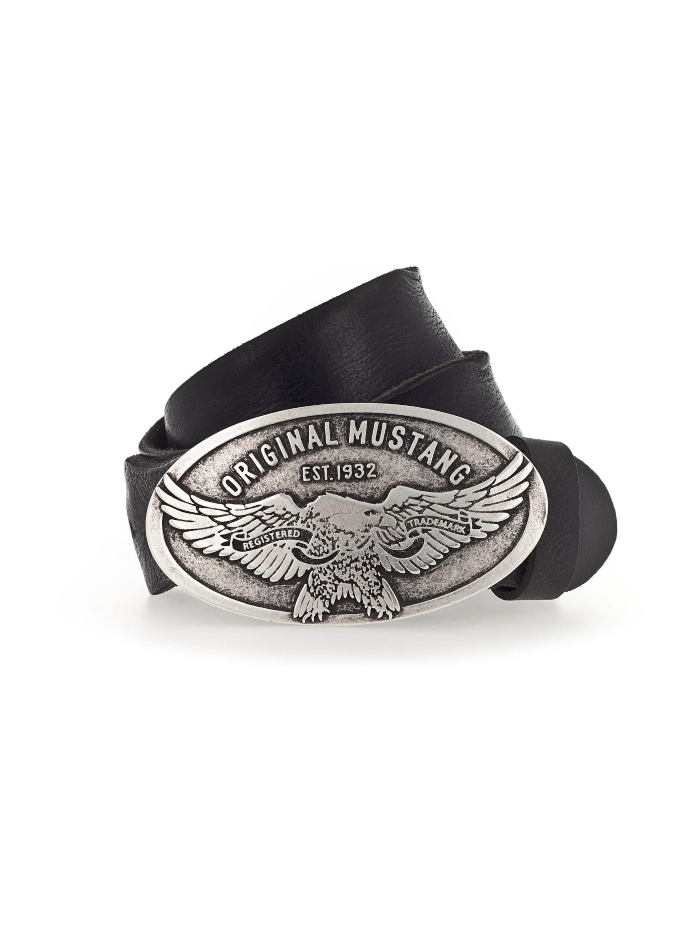 MUSTANGRemen - crna boja: prednji dio