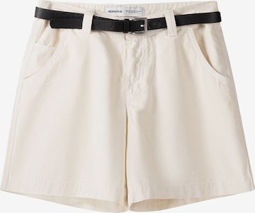 Bershka Regular Shorts in Beige: Vorderseite