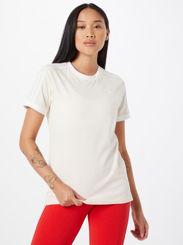 ADIDAS ORIGINALS T-shirt i vit: framsida