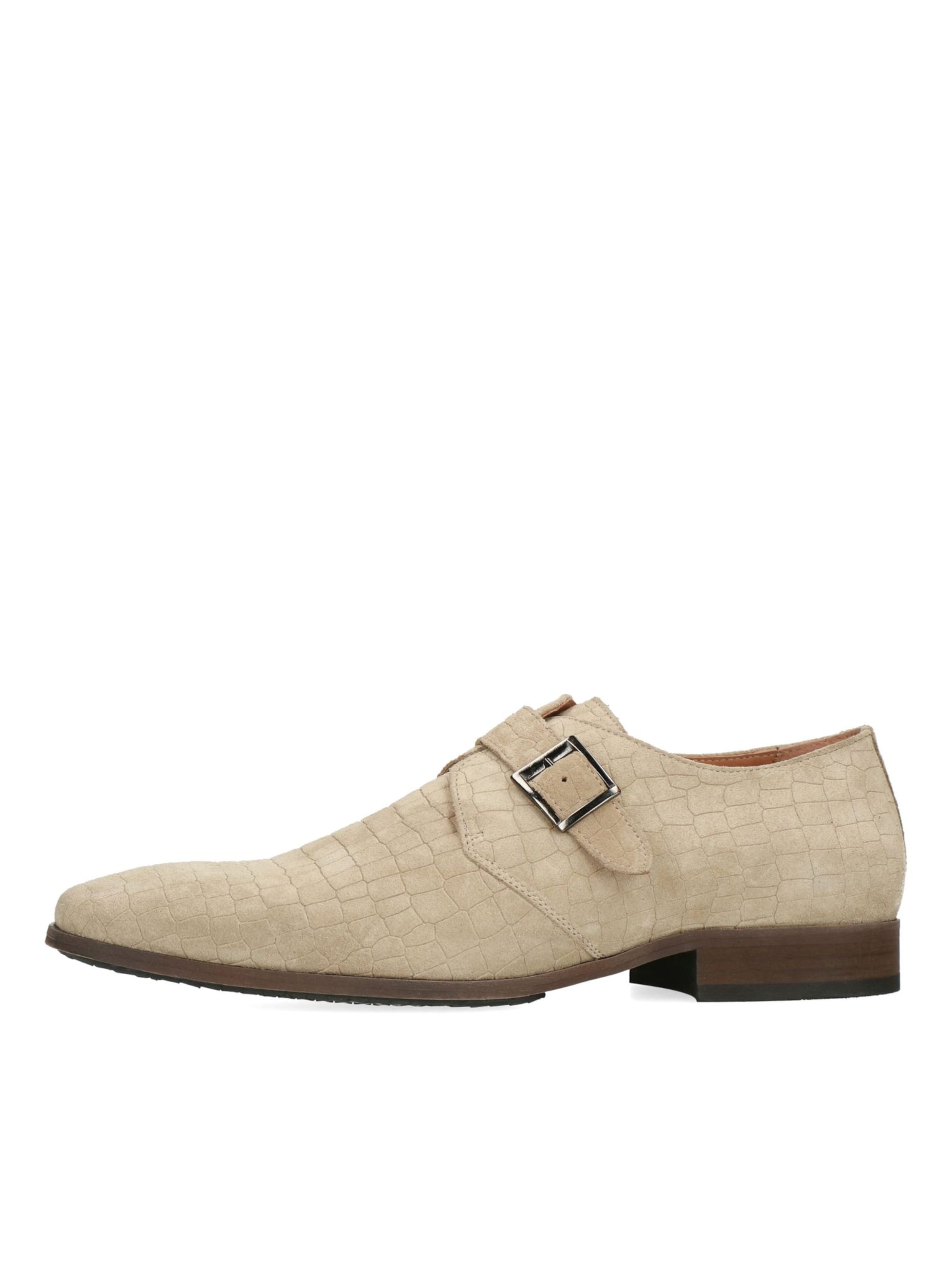 Chaussure à lacets MANFIELD en beige : devant