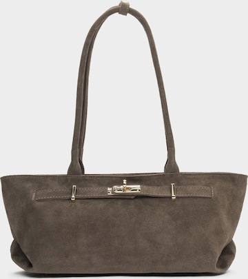 Estro Handbag '24296' in Grey: front