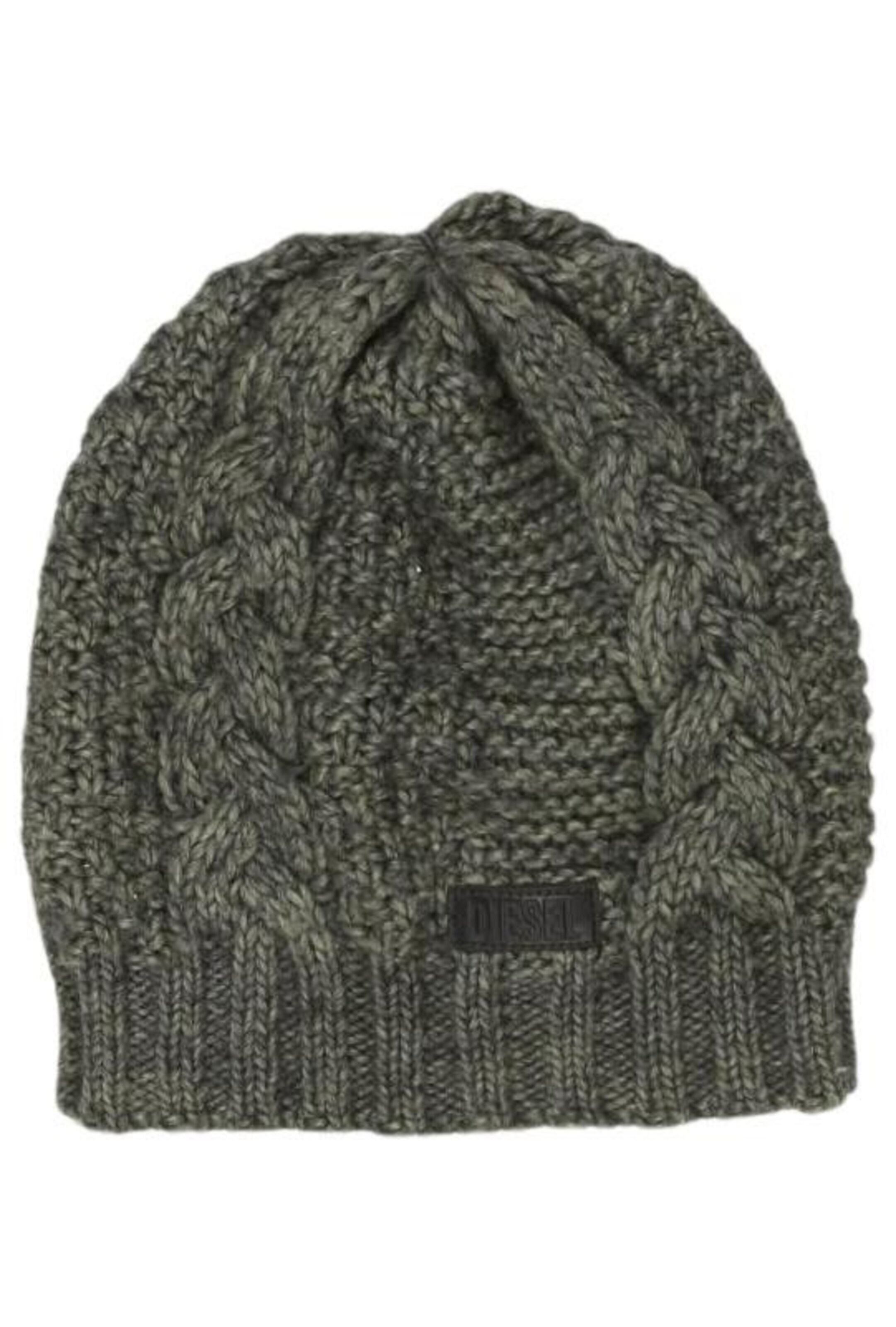 DIESEL Hat & Cap in One size in Green: front