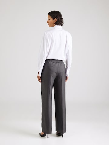 COMMA Wide leg Pantalon in Grijs