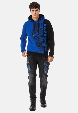 CIPO & BAXX Sweatshirt in Blue