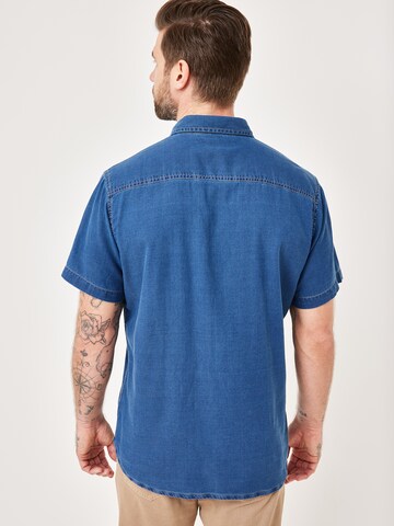 PADDOCKS Regular fit Button Up Shirt in Blue