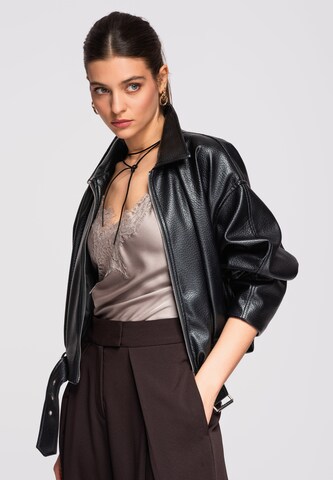 Veste mi-saison Ombre en noir