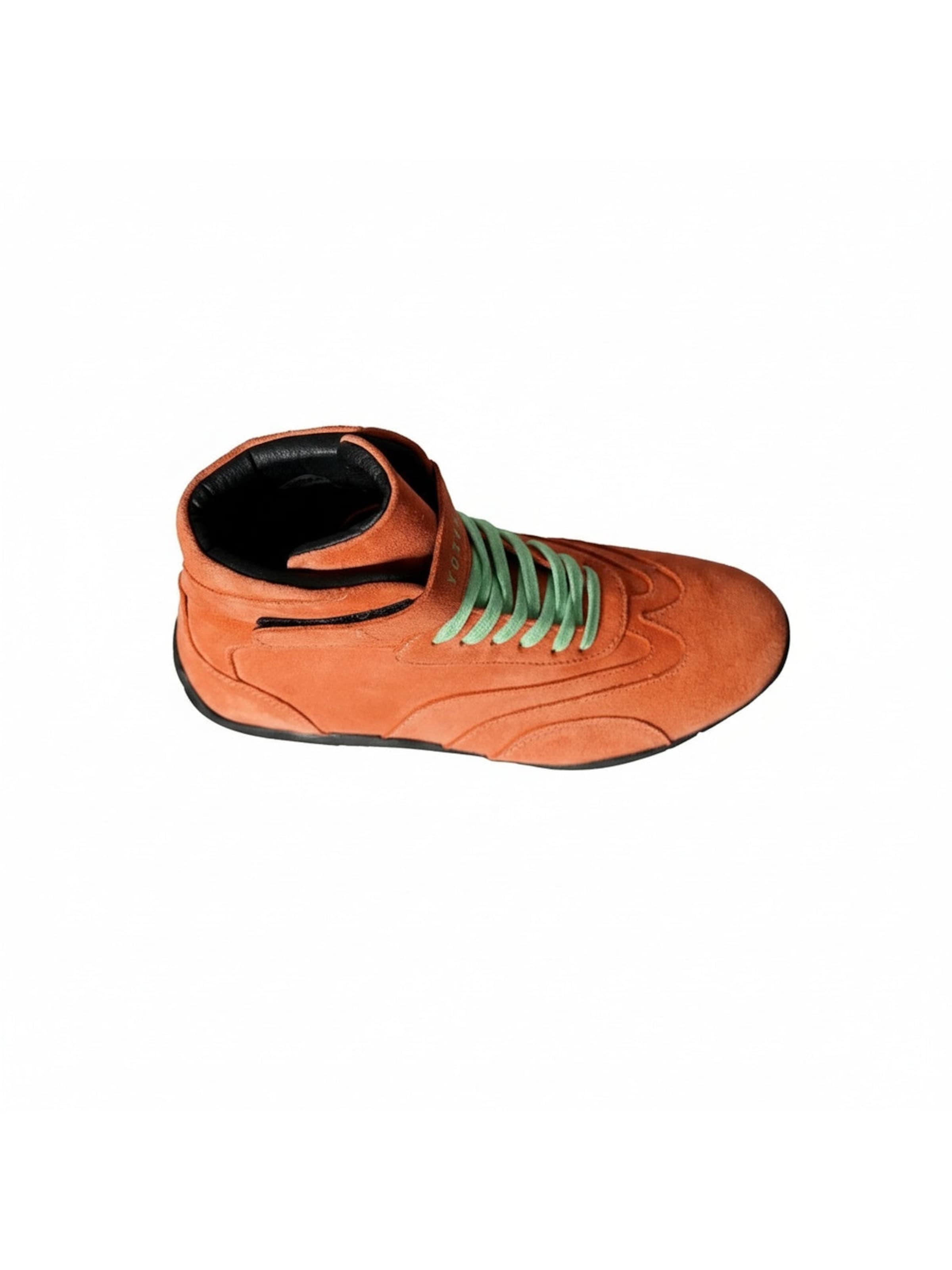 Yoxeone - Zapatillas deportivas altas 'Pat Moss Boots' en naranja