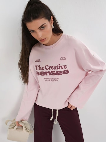 Maglia extra large di Busem in rosa