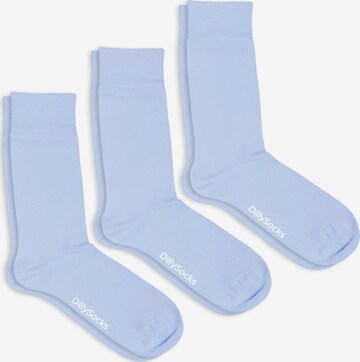 Chaussettes DillySocks en bleu : devant