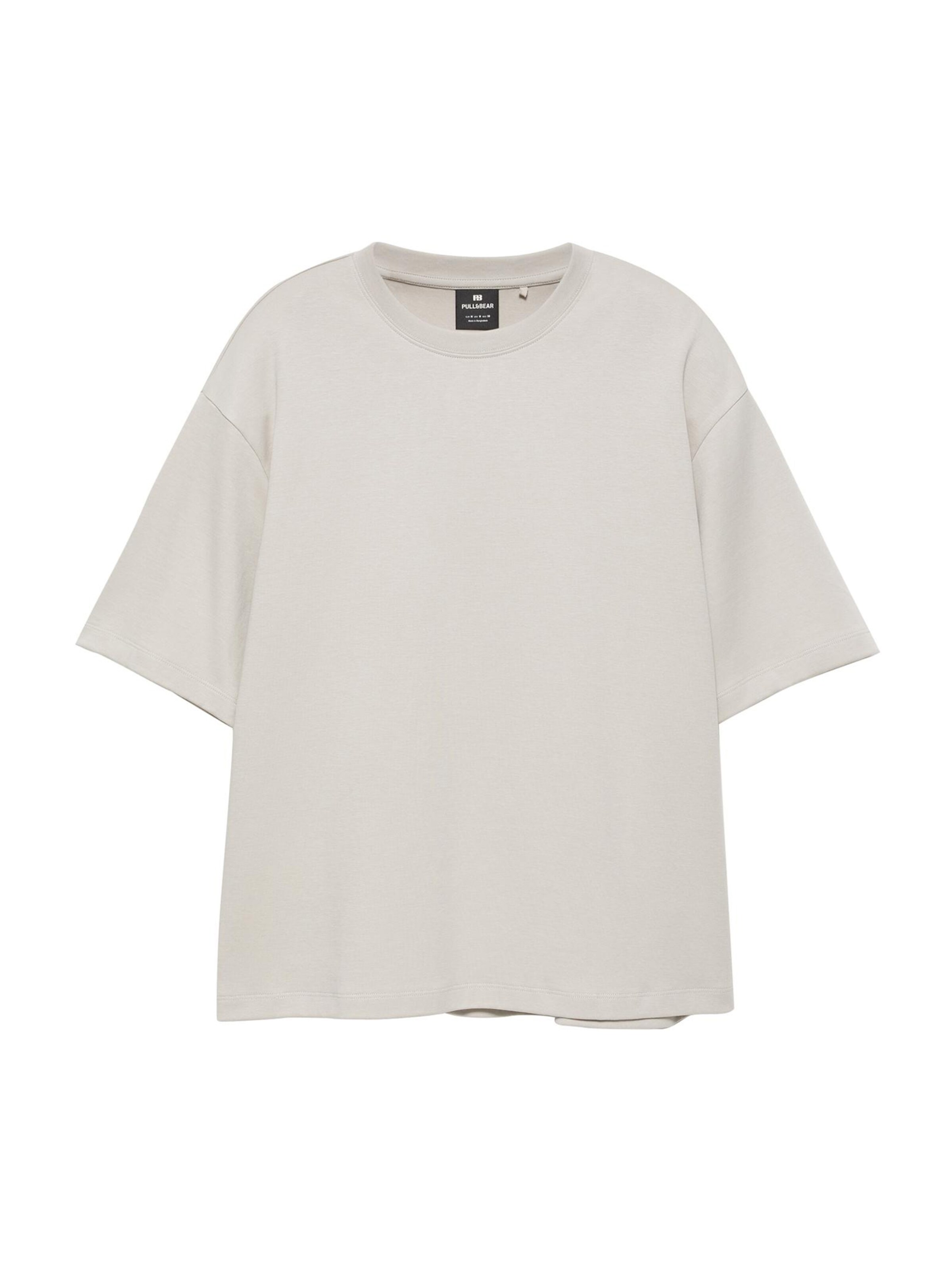Pull&Bear T-Shirt en XS en gris clair, Vue avec produit
