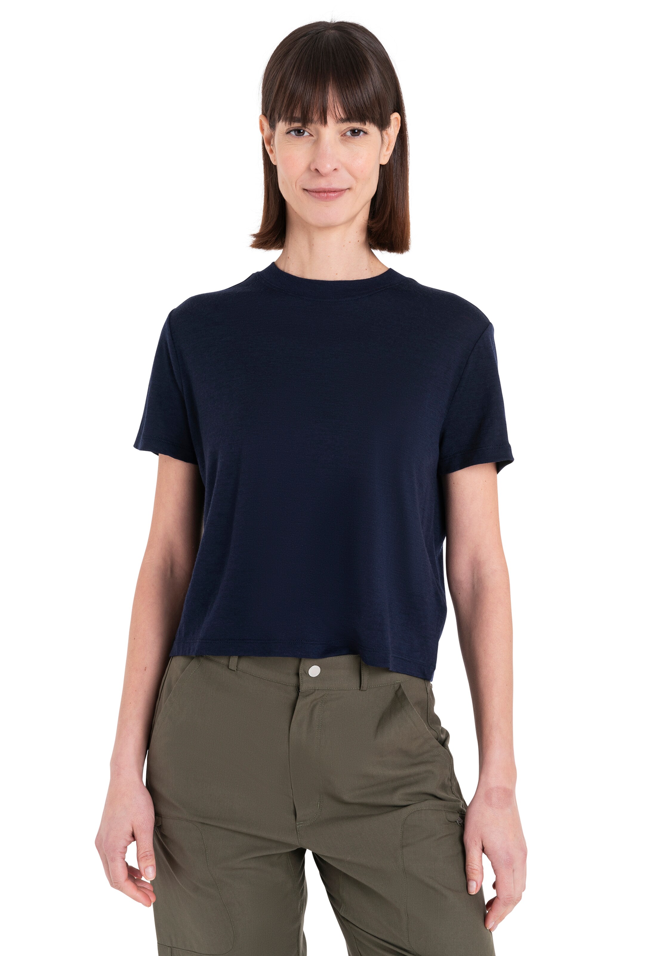 ICEBREAKER Funktionsshirt 'Tech Lite III' in Blau: Vorderseite