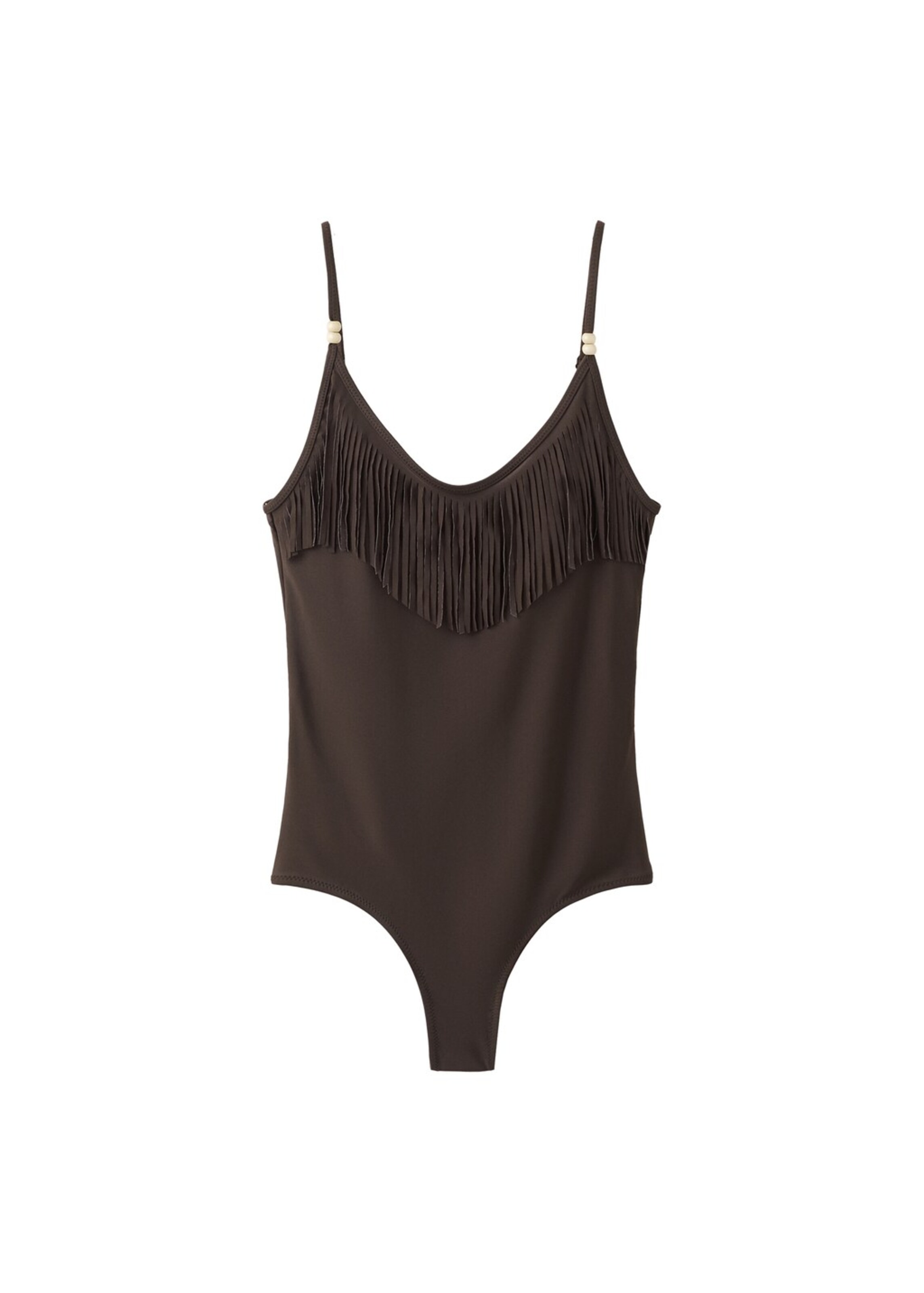 MANGO TEEN Swimsuit 'Poca' in Brown: front