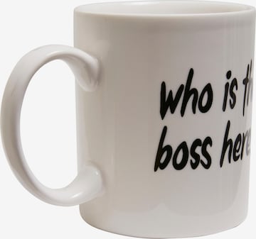 Tasse 'Who Is Cup' Mister Tee en blanc