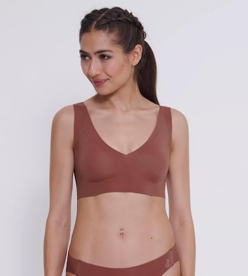 SLOGGI Bustier BH 'ZERO Feel 2.0' in Rood: voorkant