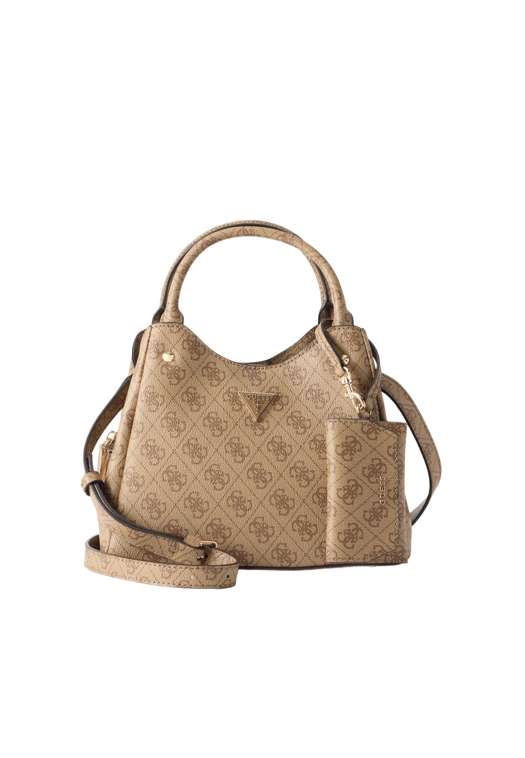 Borsa a mano 'Lorella' di GUESS in bianco: frontale