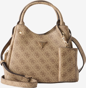 Borsa a mano 'Lorella' di GUESS in bianco: frontale