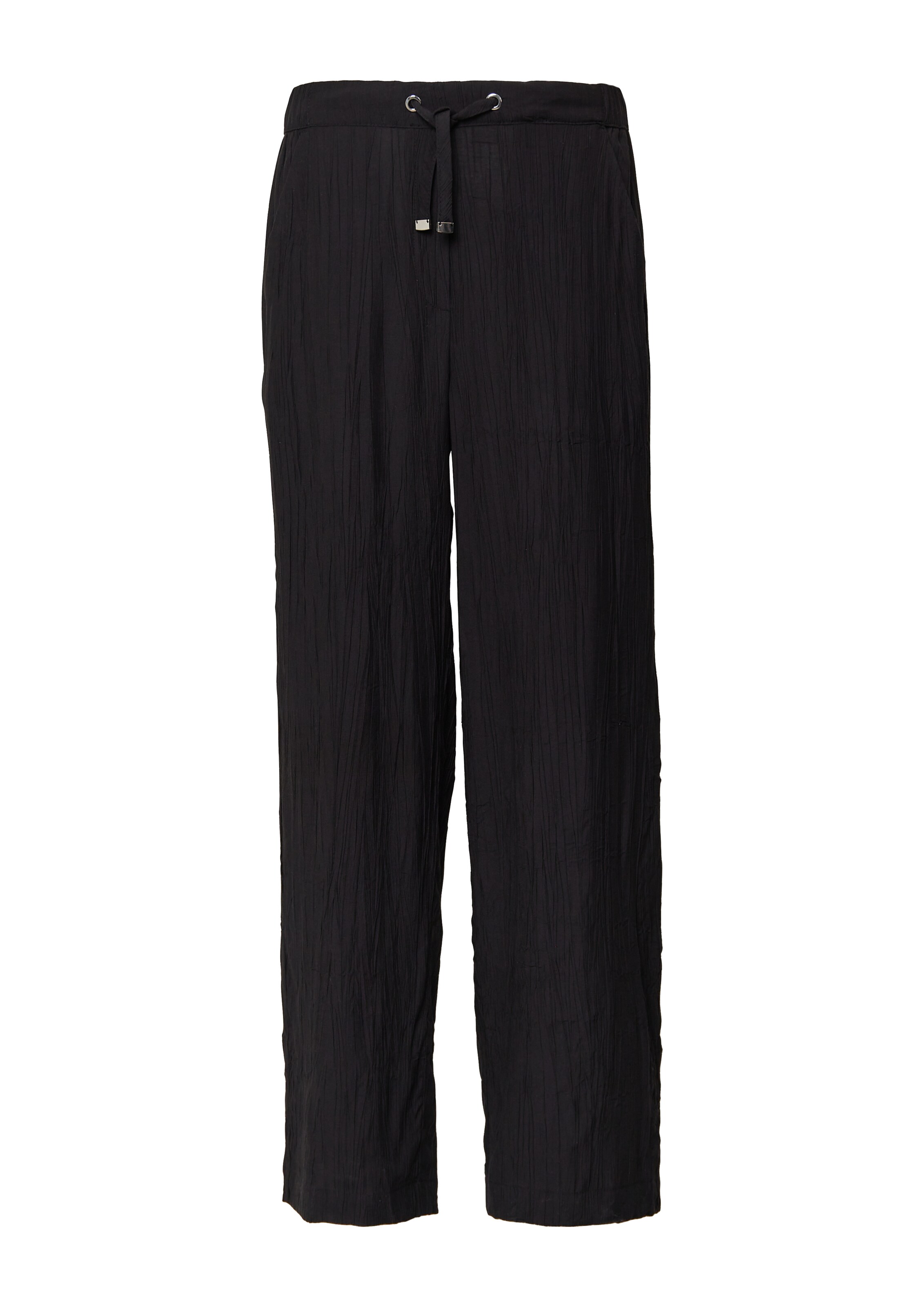 comma casual identity Regular Pants in Black: front